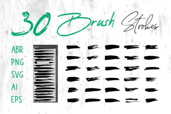 Art Brush Grungy Set for Embroidery Projects