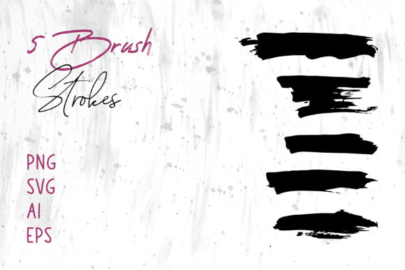 Black Hand Painted: A Versatile Graphic Design Asset for Branding