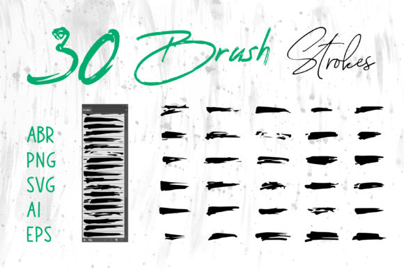 Brush Strokes, Grungy Brush Collection: Essential Graphics for Bold Design