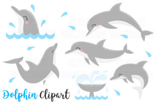 Dolphin Clipart Graphics and Illustrations for Crafters