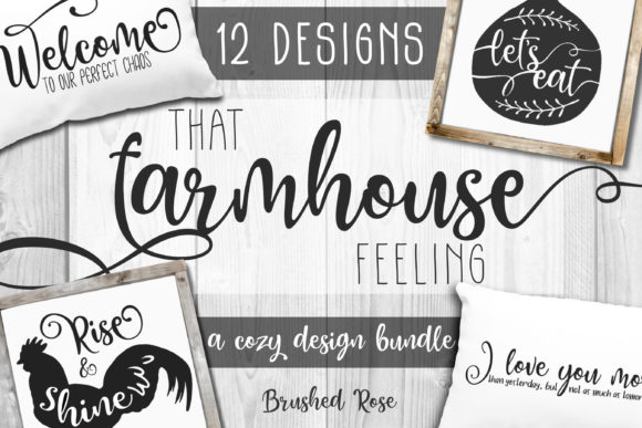 Farmhouse Style Design Bundle: Graphics & Illustrations for Editors