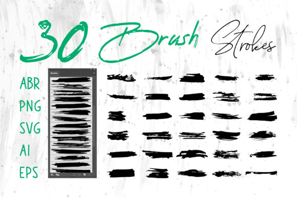Grunge Brush Graphics for Bold Editorial Design