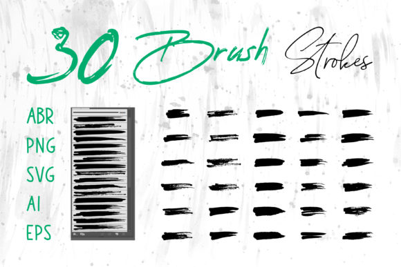 Grungy Brush Collection for Graphic Design Projects