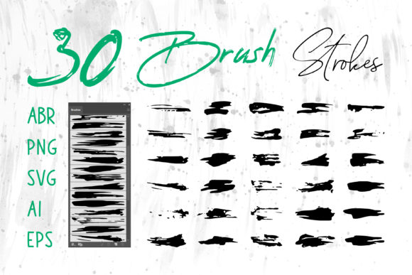 Grungy Brush Collection: Premium Graphics & Brushes for Sellers