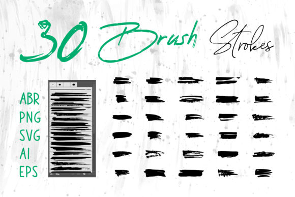 Grungy Brush, Ink Brush Set: A Designer's Review