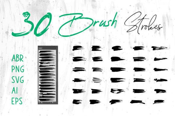 Grungy Graphics: Reviewing Grunge Brush, Brush Strokes, Ink Brush