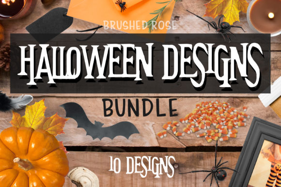 Halloween Bundle, 10 Cut Files for Graphics and Illustrations