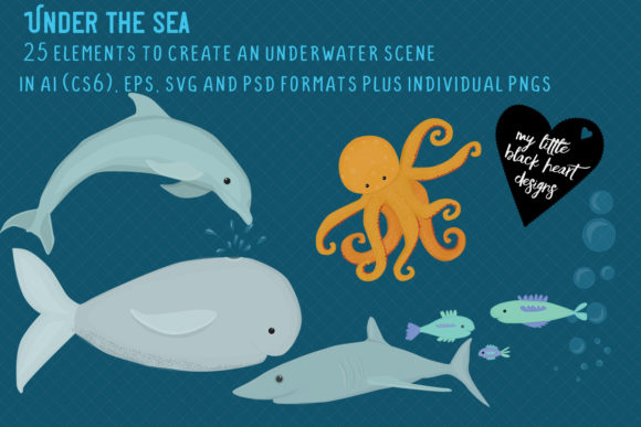 Life Under the Sea: Graphics & Illustrations for Branding