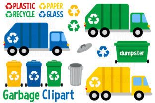 Recycling and Garbage Clipart for Graphics and Illustrations