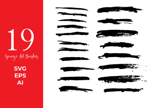 Reviewing 19 Handmade Grunge Art Brushes Stoker for Graphics and Brushes