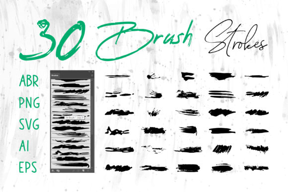 Watercolor Brush, Paint Brush Stroke Set: A Designer's Review