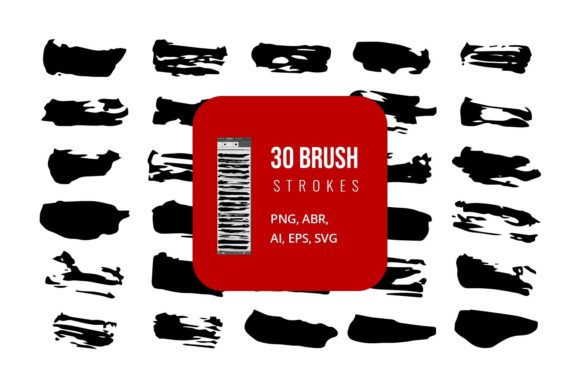 Watercolor Brushes, Ink Brushes for Modern Graphics